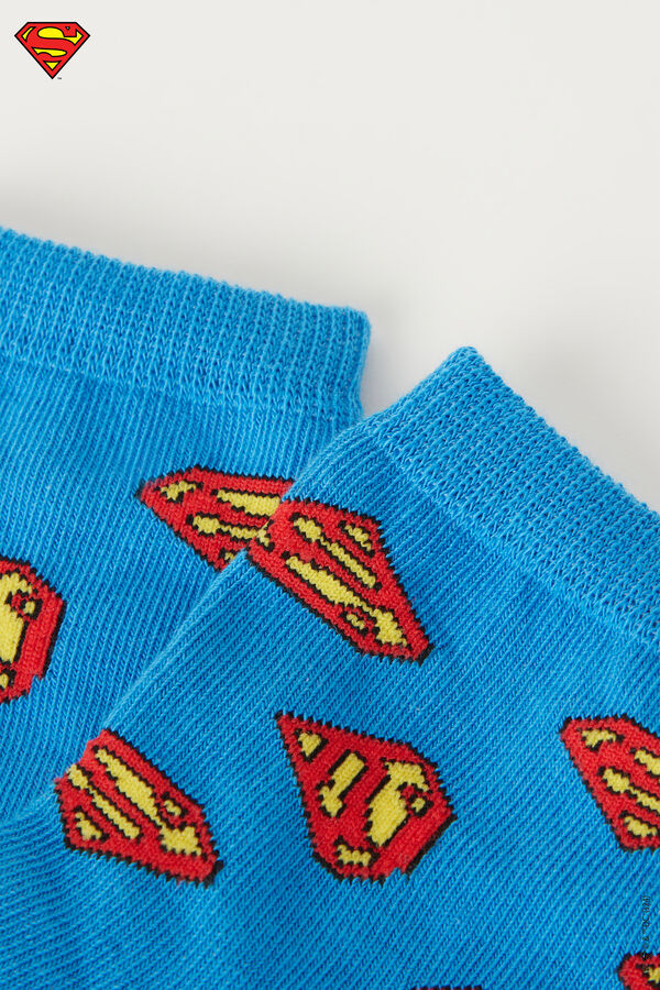 Boys’ Superman Print Crew Socks  