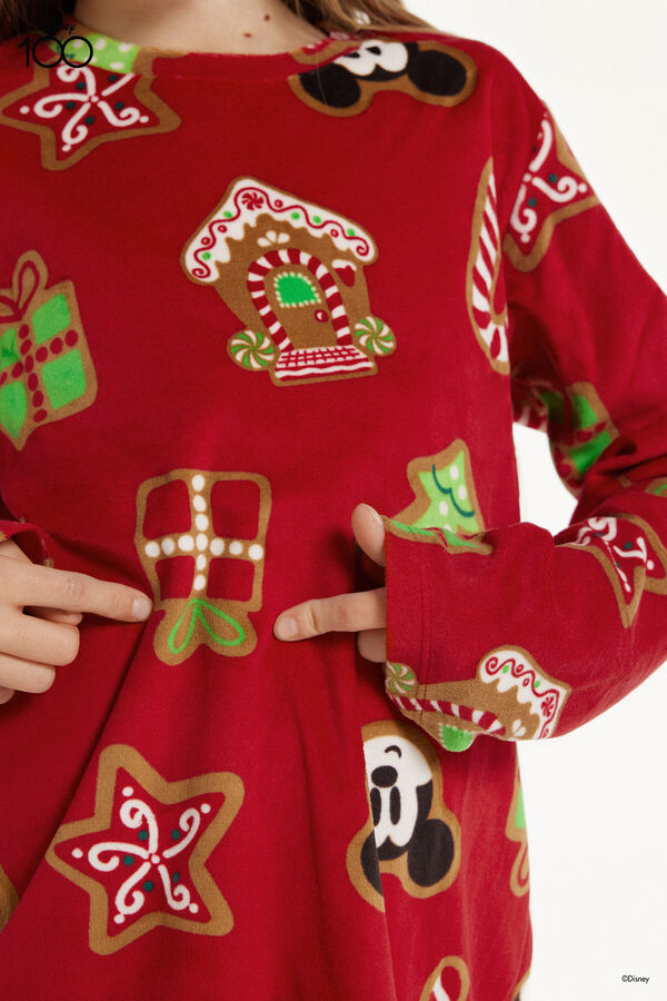 Kids' Unisex Full-Length Micro-Fleece Disney-Print Pajamas  