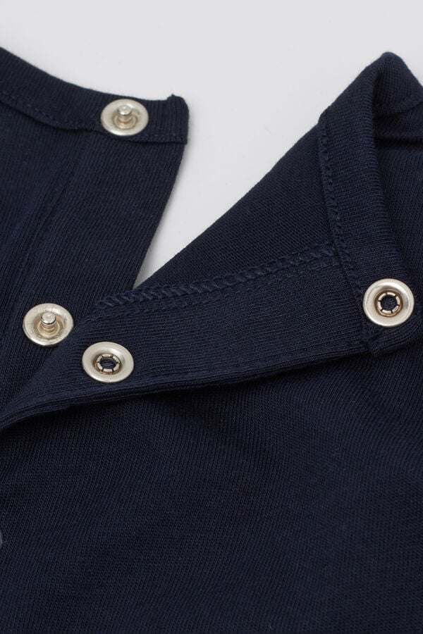 Babygrow Beb&eacute; Manga Comprida 100% Algod&atilde;o com P&eacute;s  