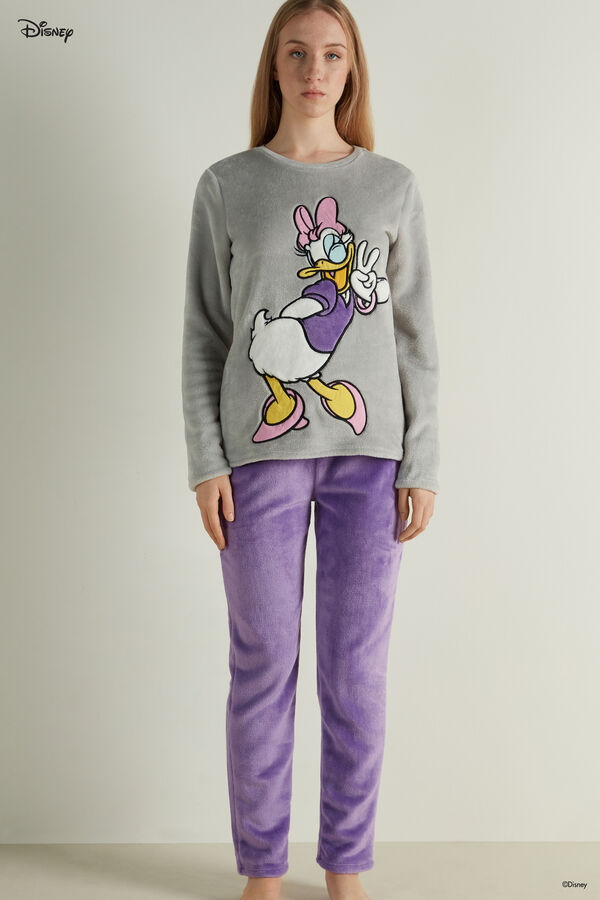 Long Disney Daisy Duck Fleece Pyjamas  