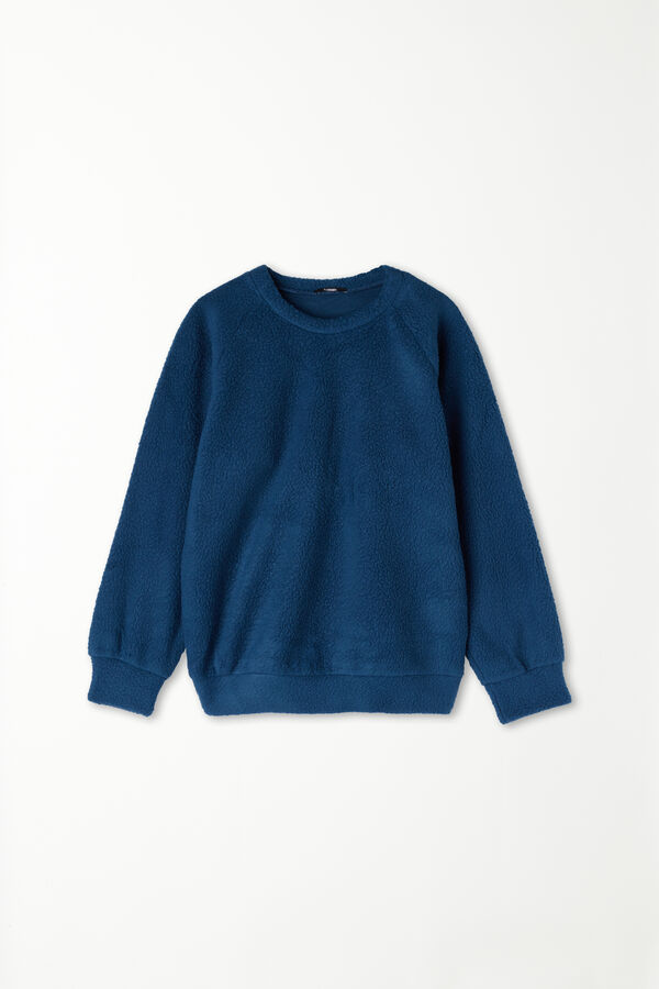 Kids’ Unisex Long-Sleeved Fleece Sweatshirt  