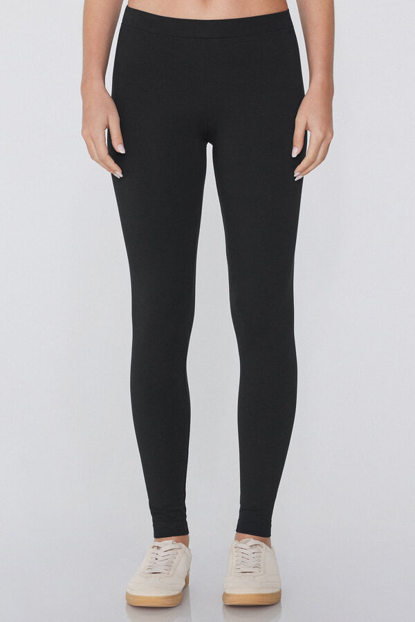 Leggings Basic in Cotone  