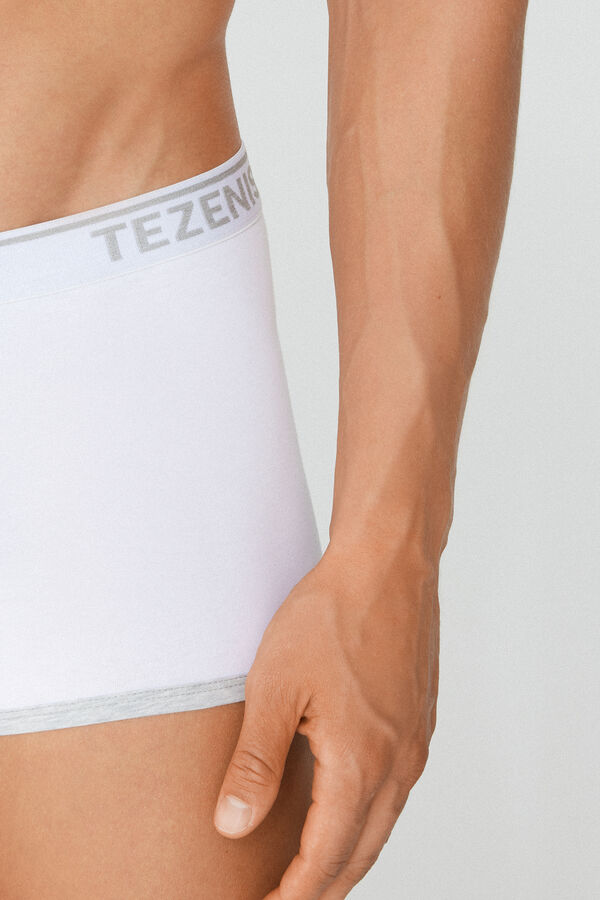 Cotton Boxer Contrasting Trim with Logo  