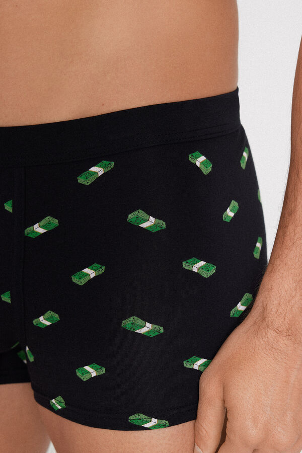 Boxer van Bedrukt Stretchkatoen  