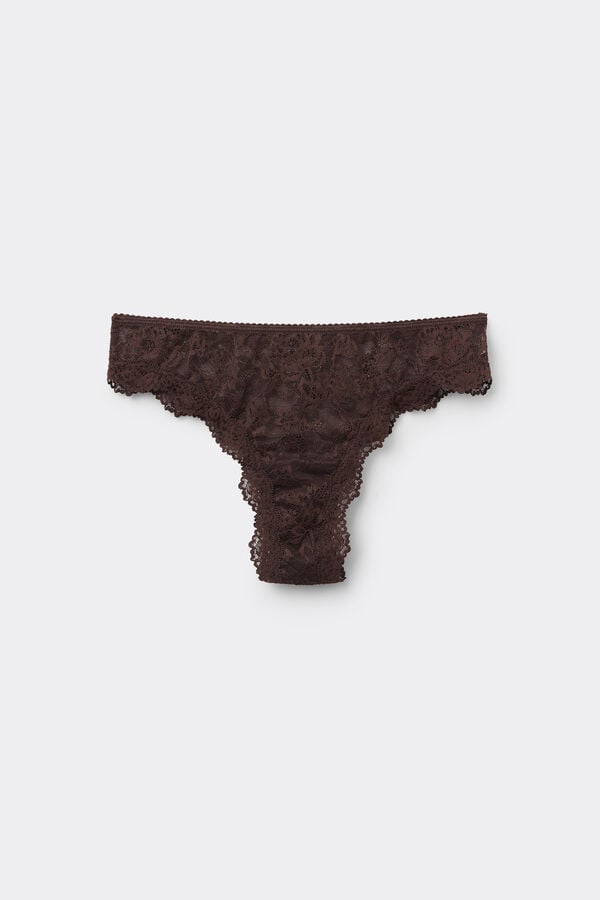 Recycled Lace Brazilian Briefs  
