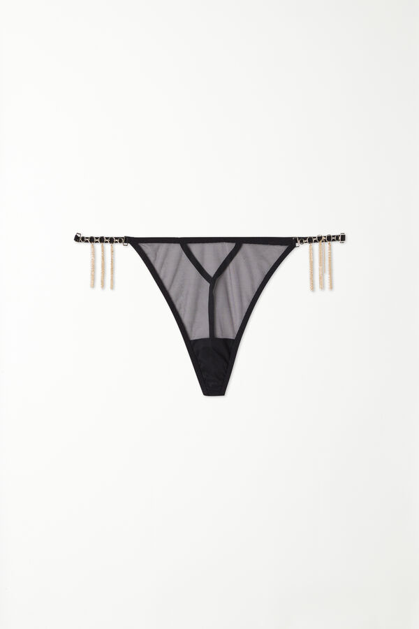 Opulence Tulle String Thong  