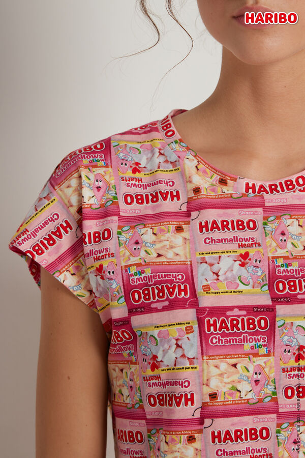 Krótka Bawełniana Piżama w Paczki Haribo  