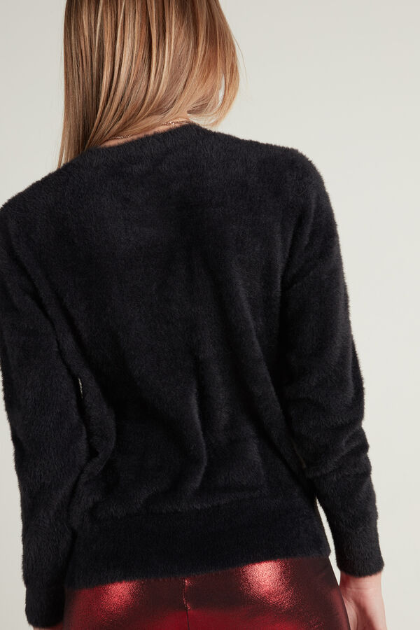 Long-Sleeved Fur Jersey  
