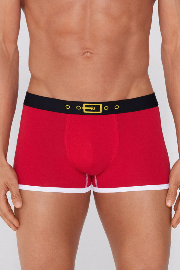 Boxer in Cotone con Logo Stampa Natalizia  