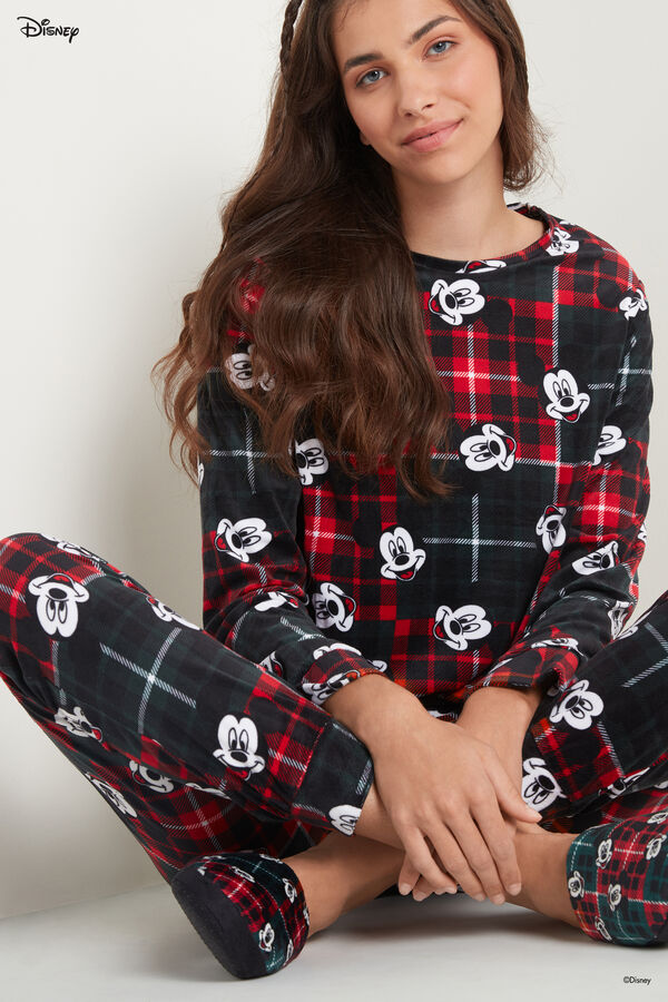 Mickey Mouse Micro Fleece Long Pyjamas  