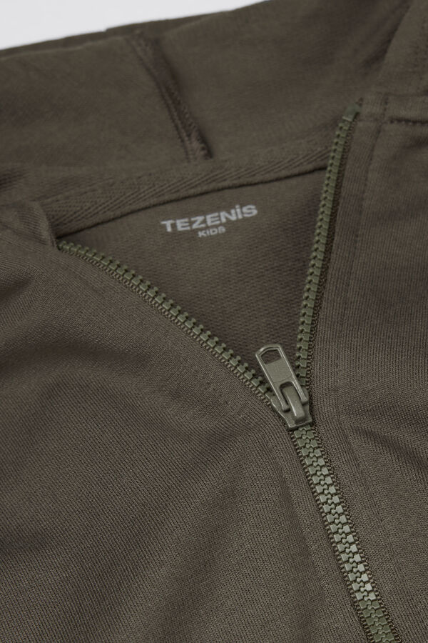 Children&rsquo;s Unisex Cotton Hooded Sweatshirt with Zip  