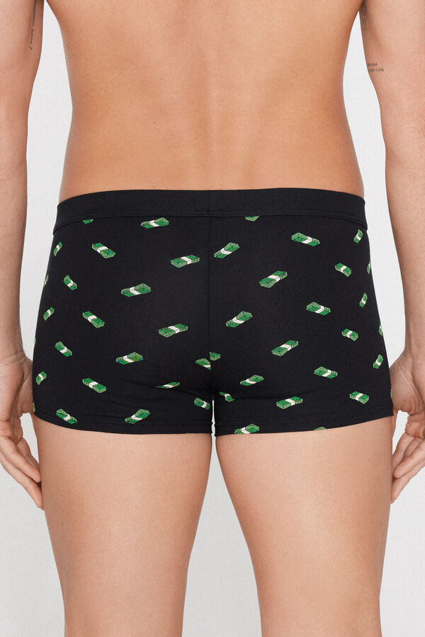 Boxer van Bedrukt Stretchkatoen  