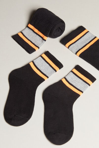 Nízke Bavlnené Vzorované Športové Unisex Ponožky
