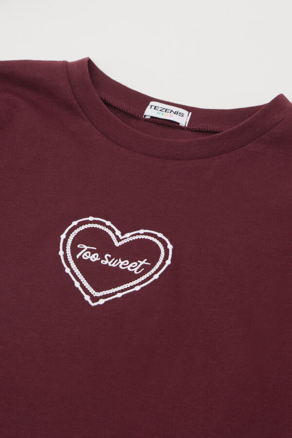 Unisex Kids' Printed Cotton Long Sleeve Top  