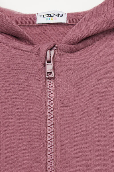 Felpa con Zip e Cappuccio Bimbi Unisex