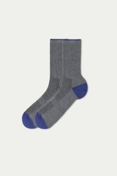 Bavlněné Vzorované Ponožky Sport