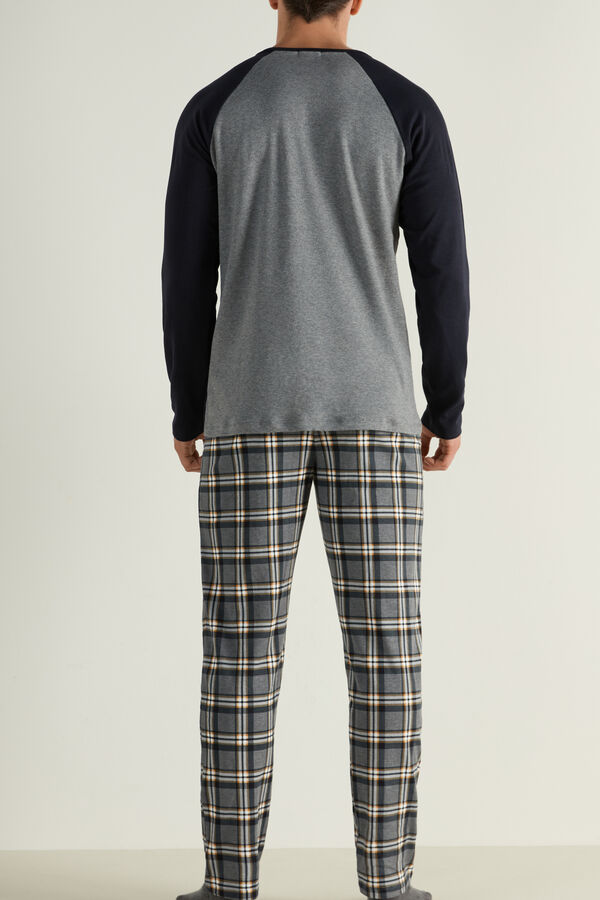 Men’s Pocket Long Sleeve Pajamas - Long Pajamas - Men | Tezenis