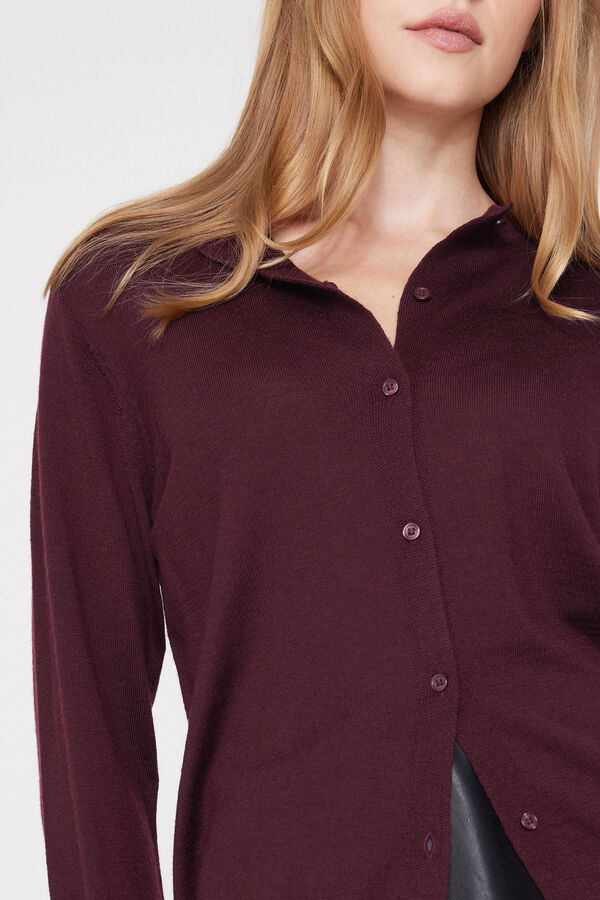 Cardigan Pesante con Bottoni 100% Lana Merino  