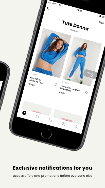 Tezenis Talent App - Shop online with Tezenis