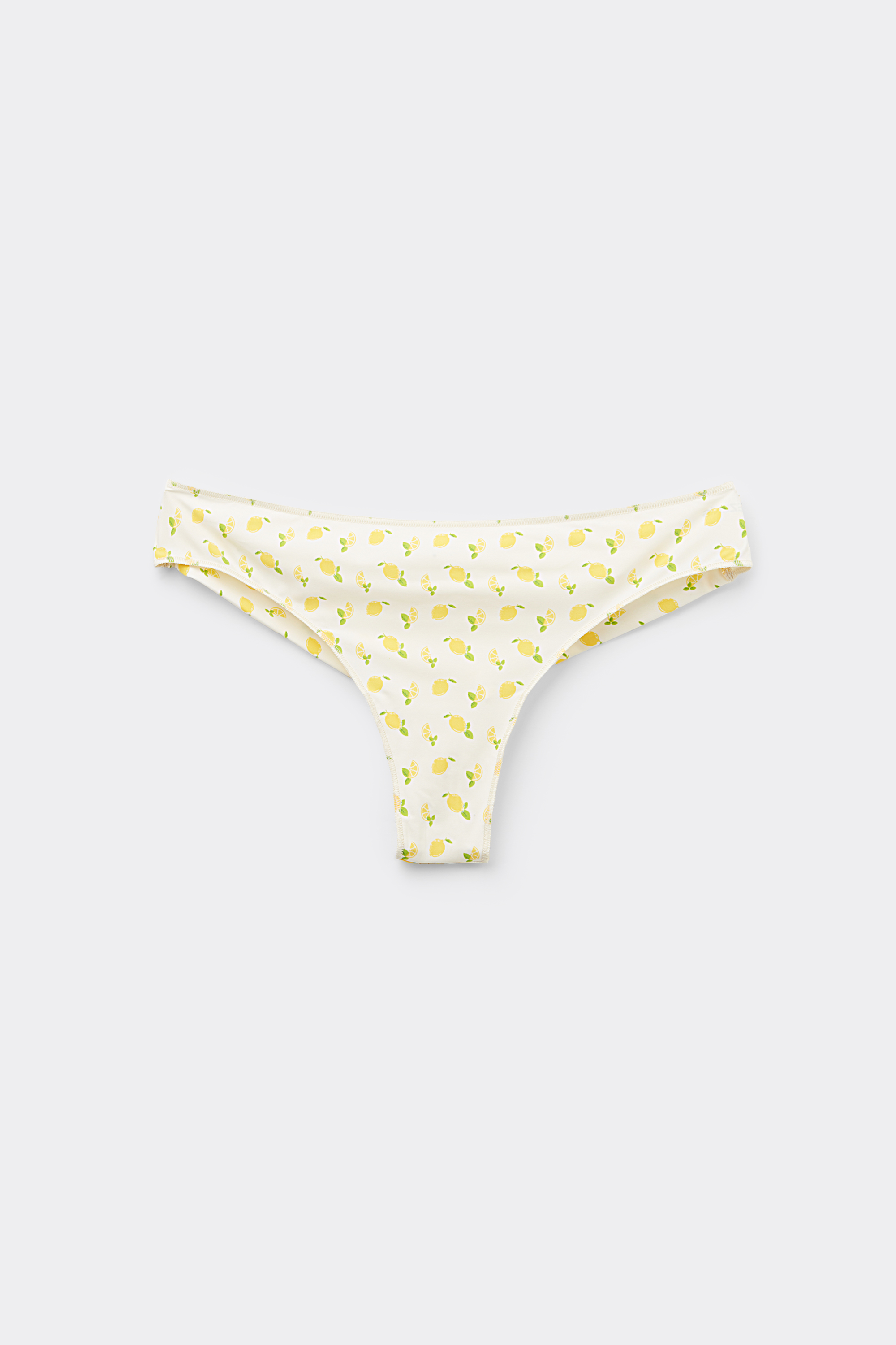 Printed Microfiber Brazilian Panties