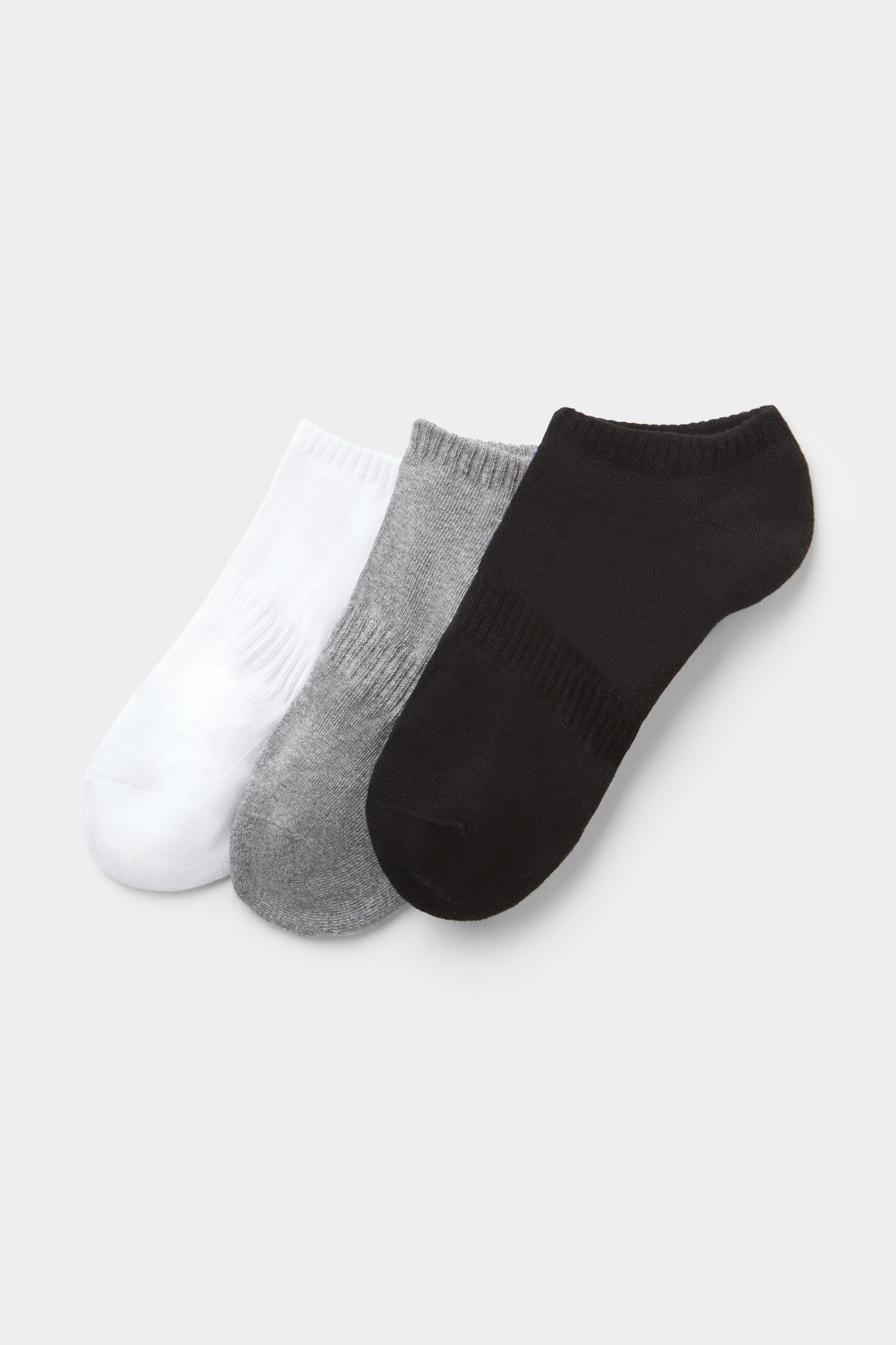 3er-Pack sportliche Sneakersocken aus Baumwolle