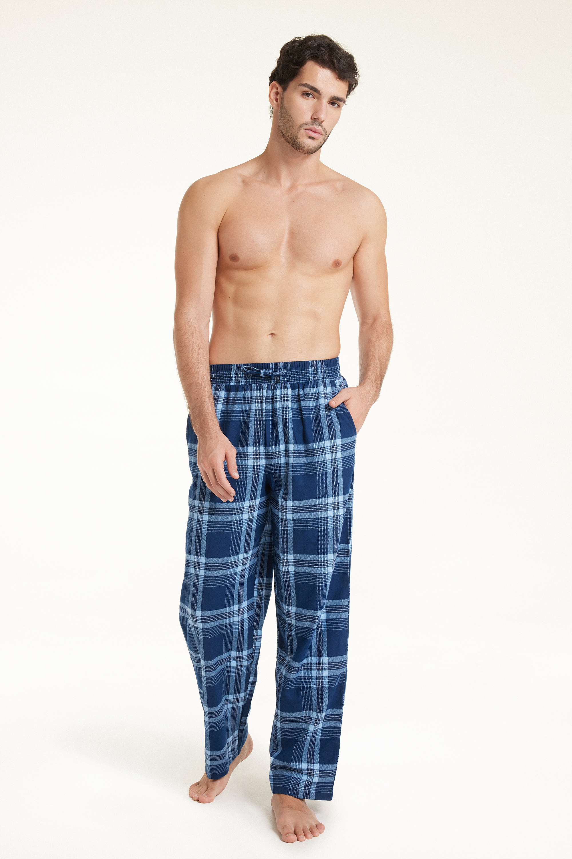 Long Flannel Pyjama Bottoms