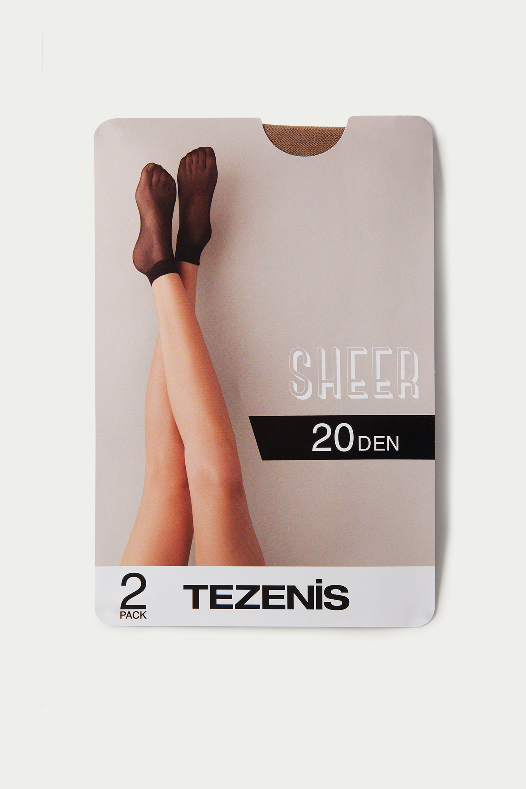 2 X 20 Den Appearance Sheer Short Socks