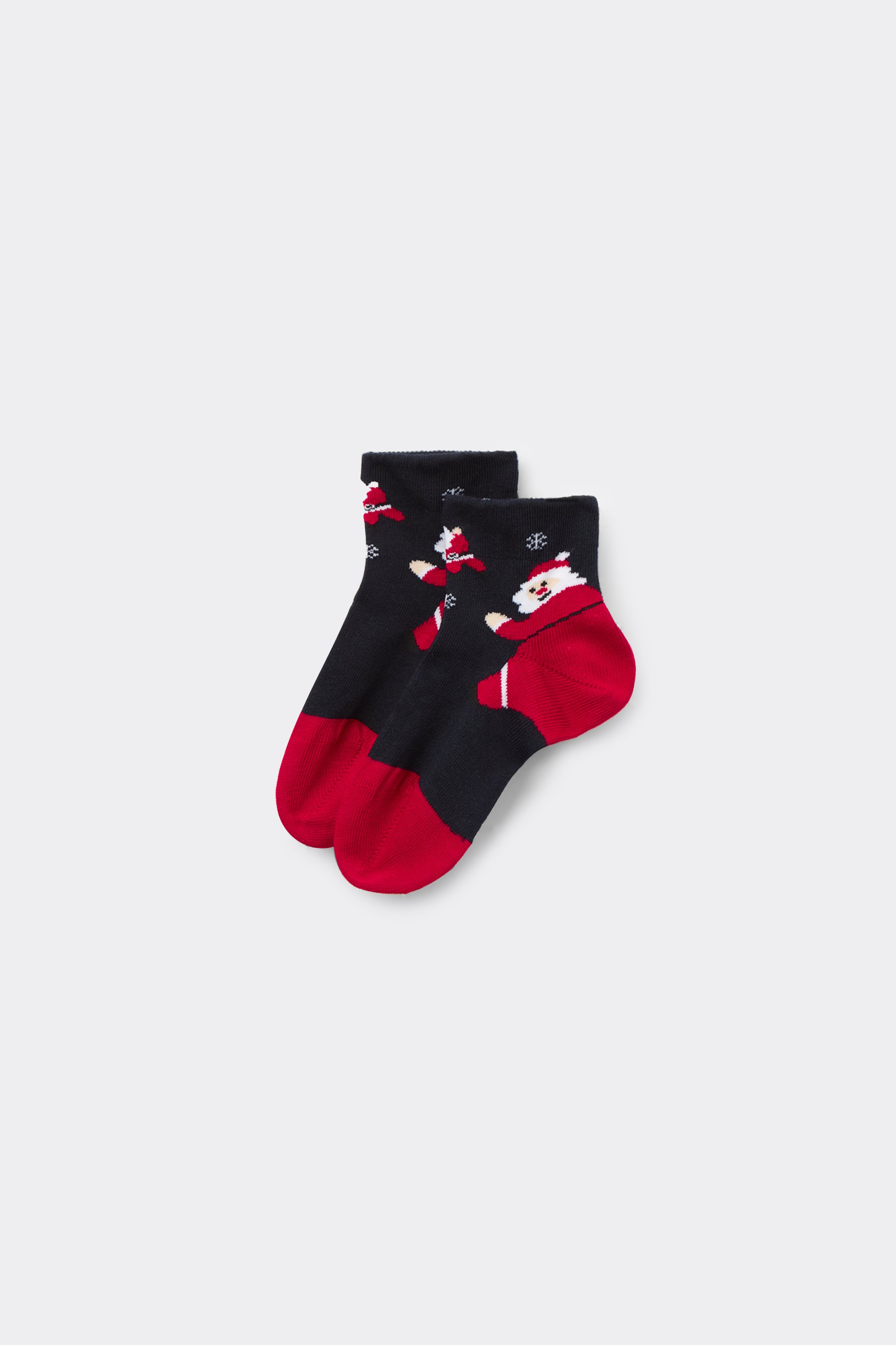 Unisex Kids Short Patterned Cotton Socks
