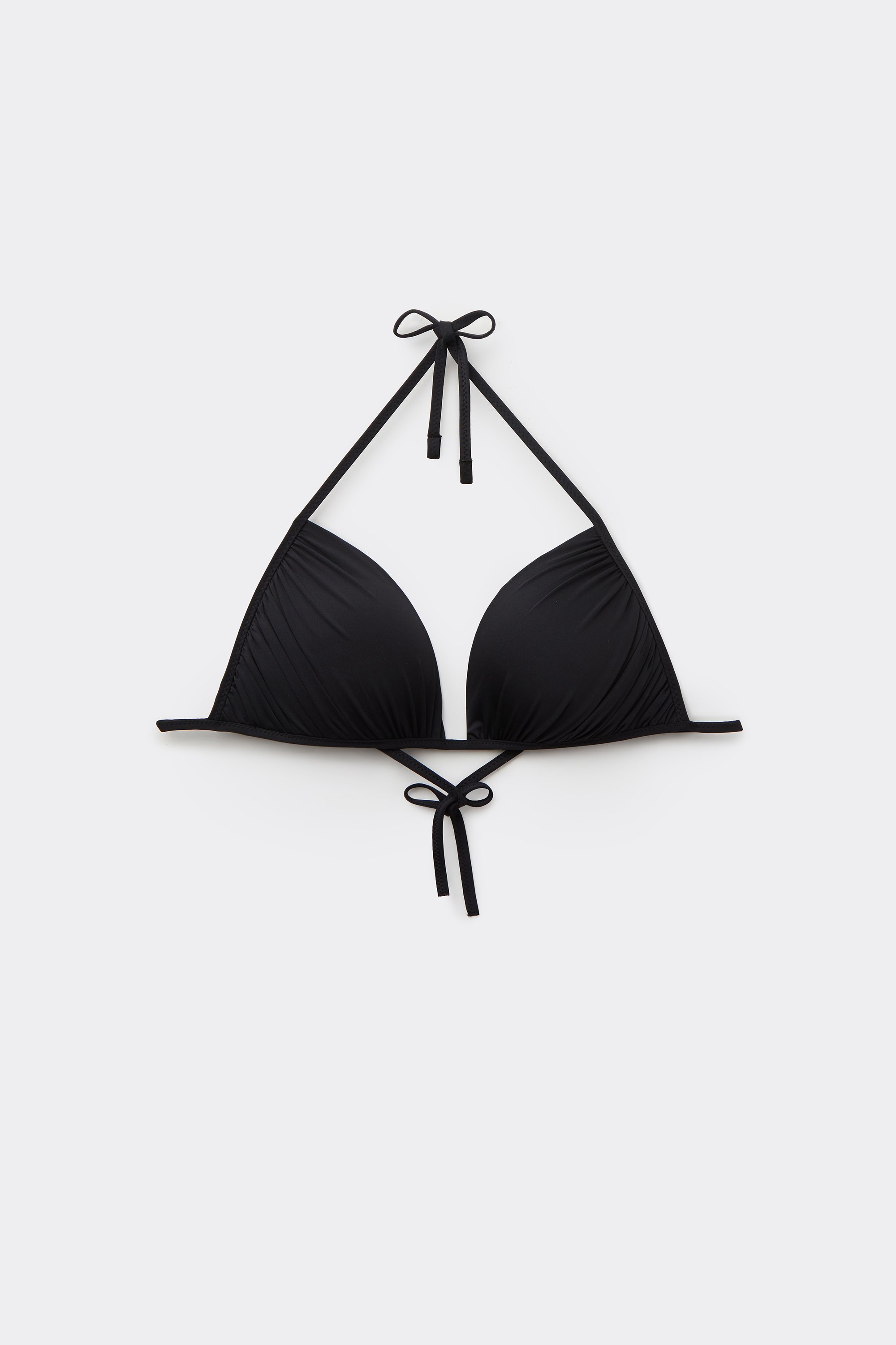 Driehoek-Bikini Gegradueerd met Plooitjes Gerecycled