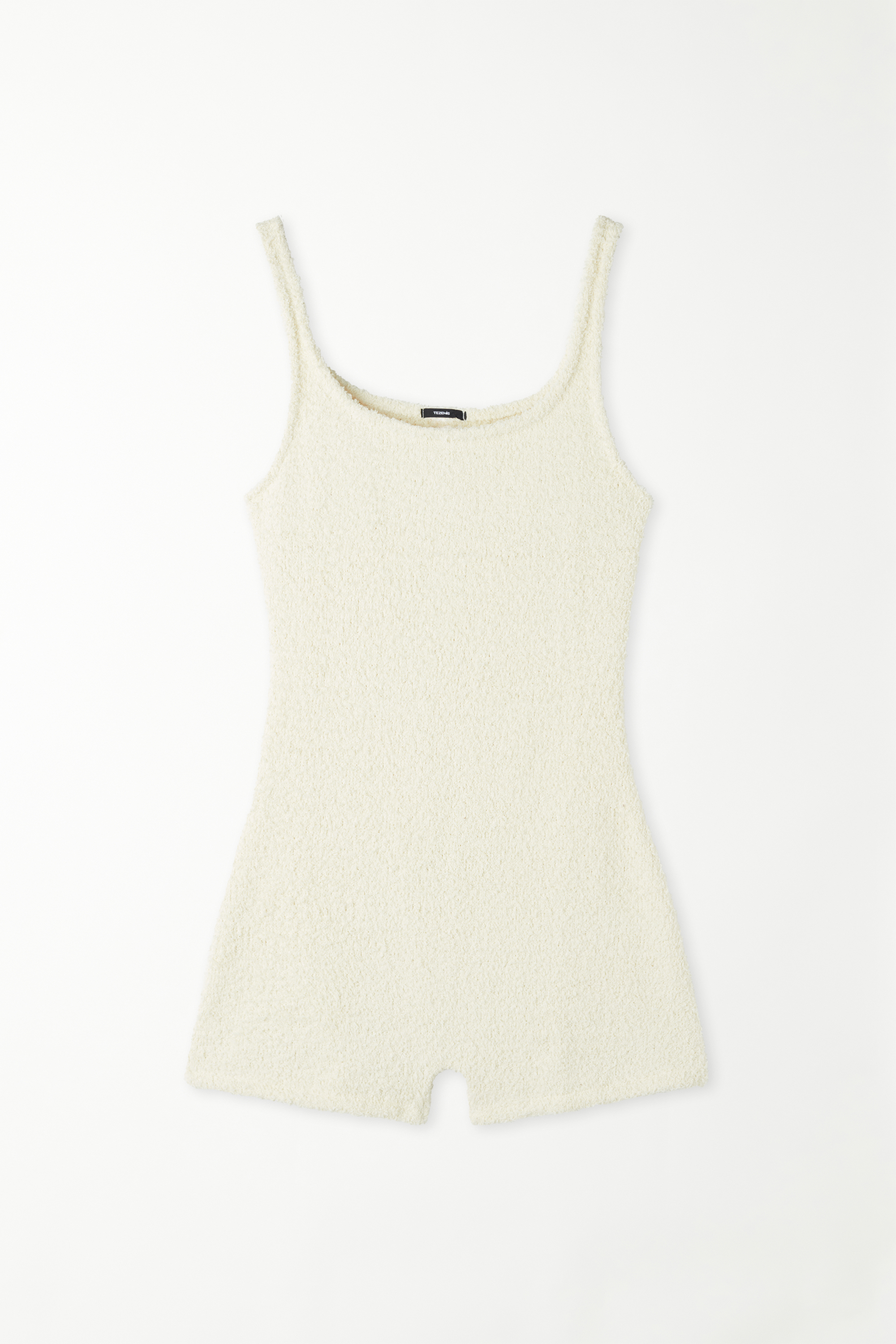 New Teddy Short Playsuit with Thin Shoulder Straps