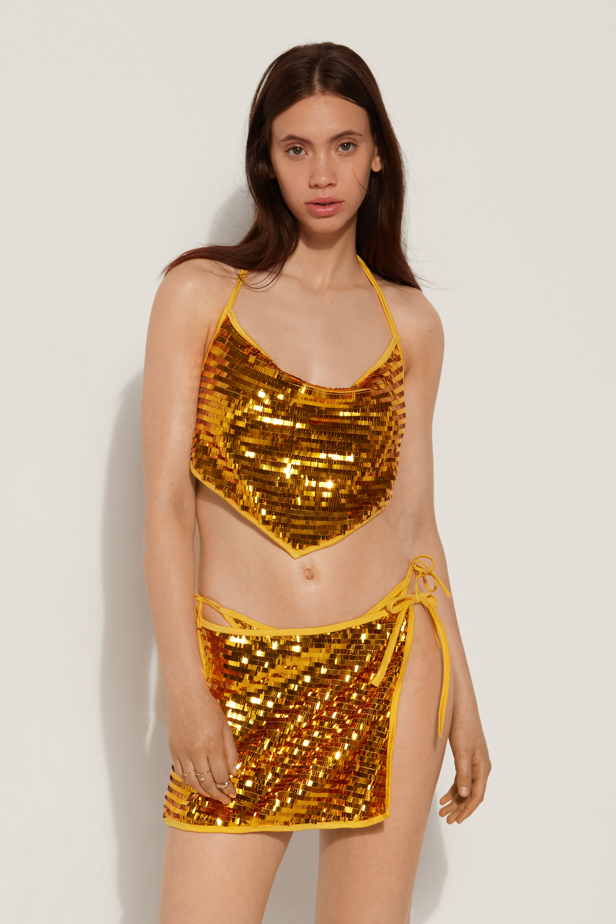 Bikini-Bra-Top Riviera Sequin