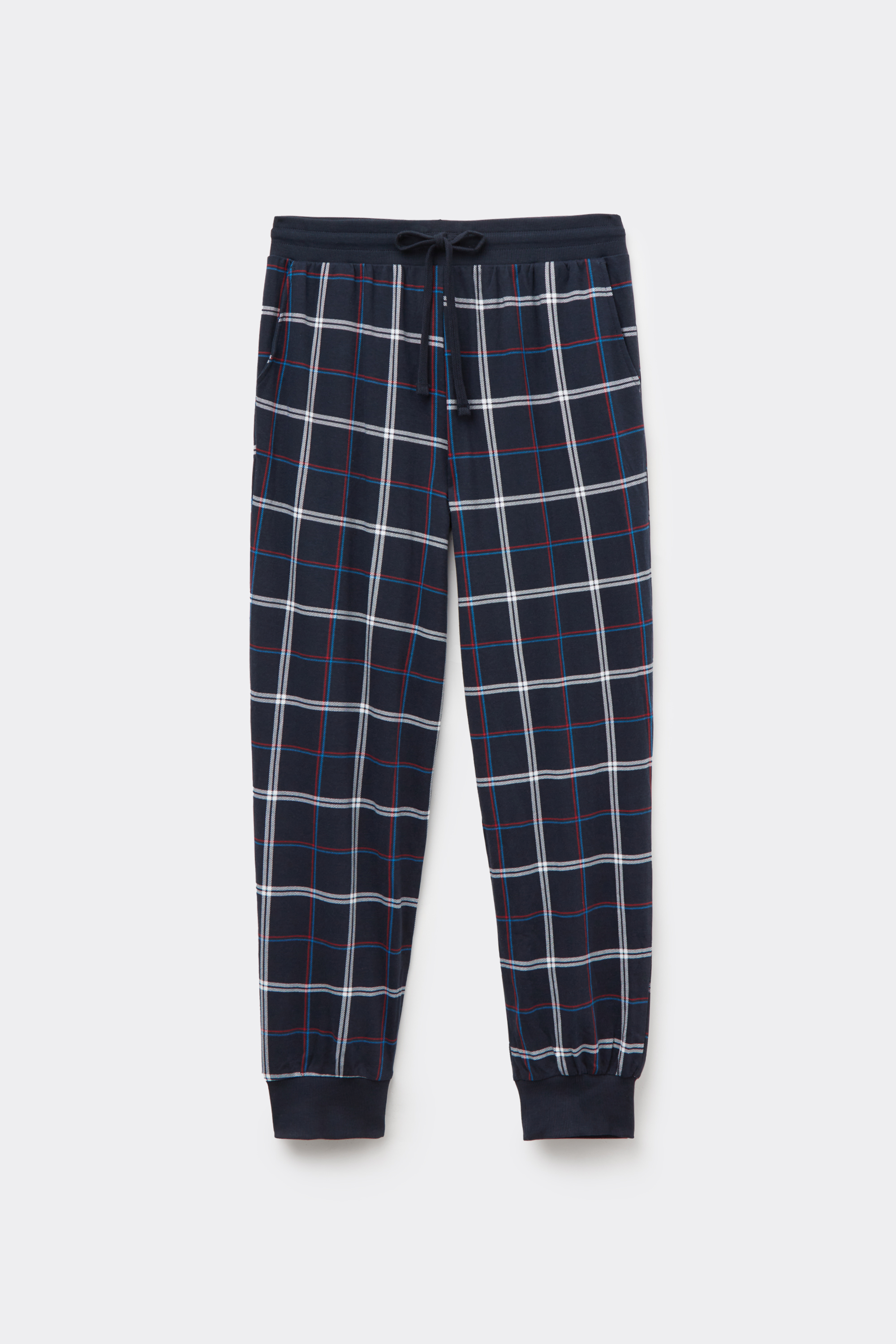 Printed Heavy Cotton Jogger Pants with Pockets