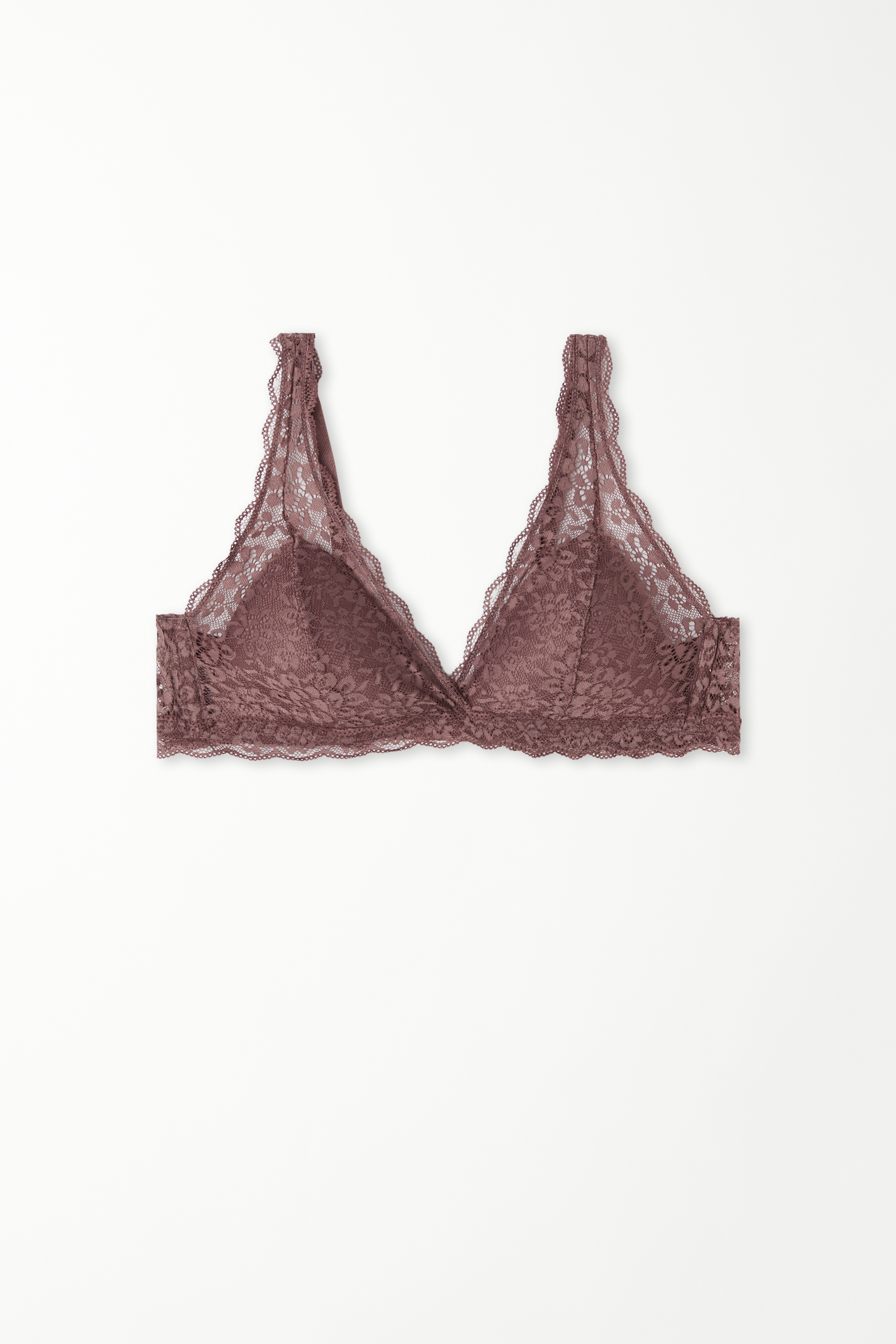 London Non-Wired Padded Triangle Bra in Cotton 