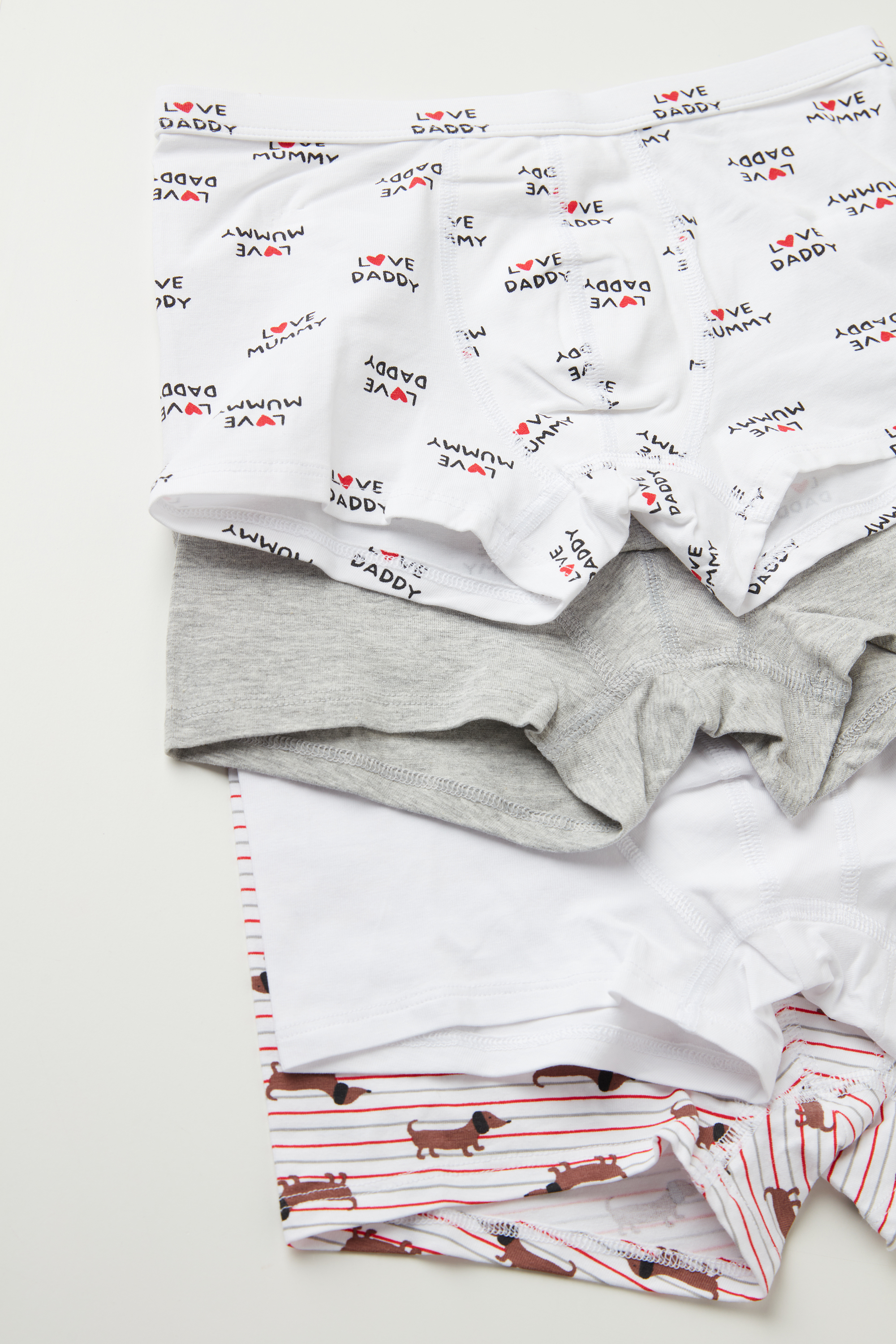 Pack 4 Boxers en Coton avec Imprimé Fantaisie