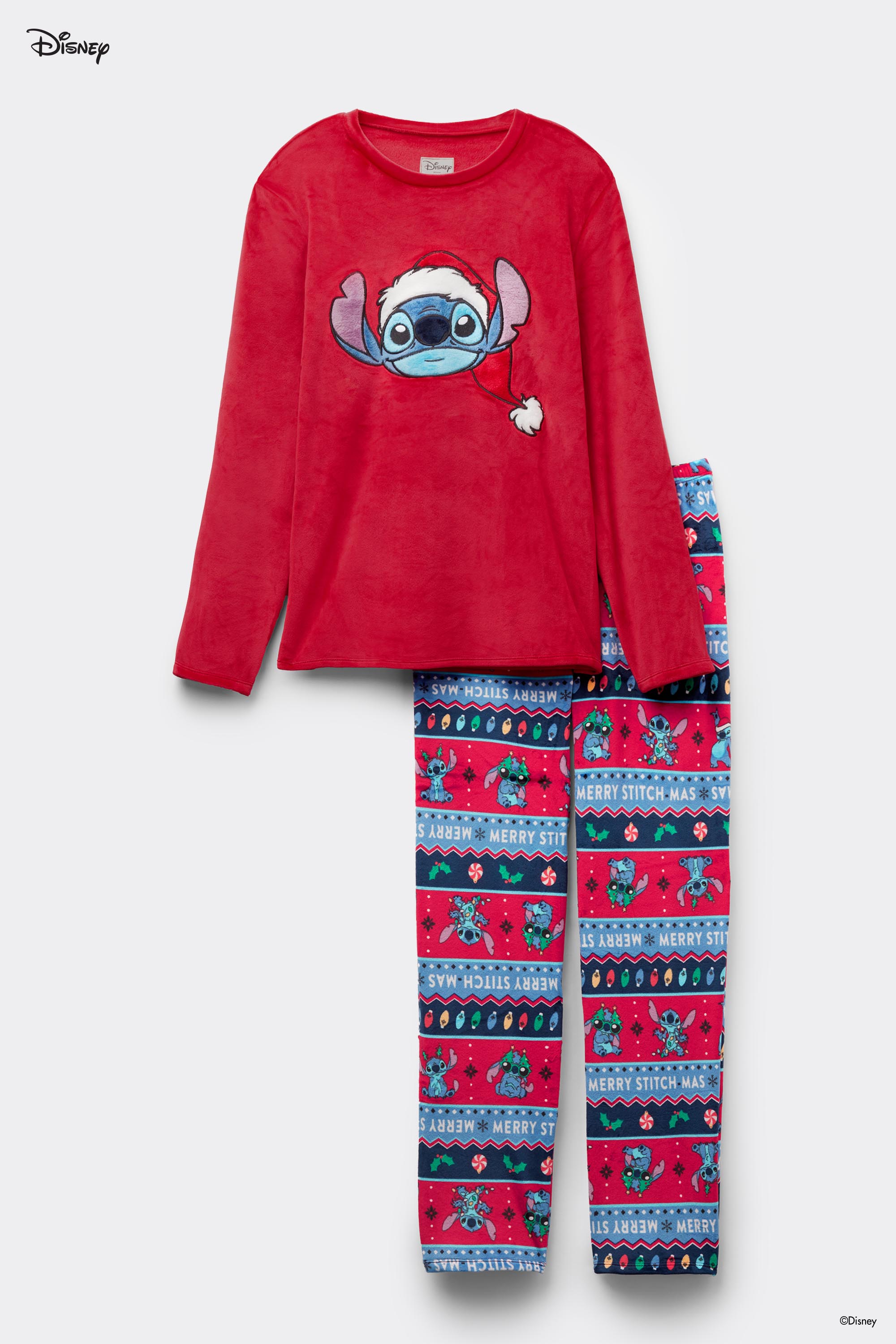 PYJAMAS LONG SLEEVE Micropile Stitch Disney FAMILY