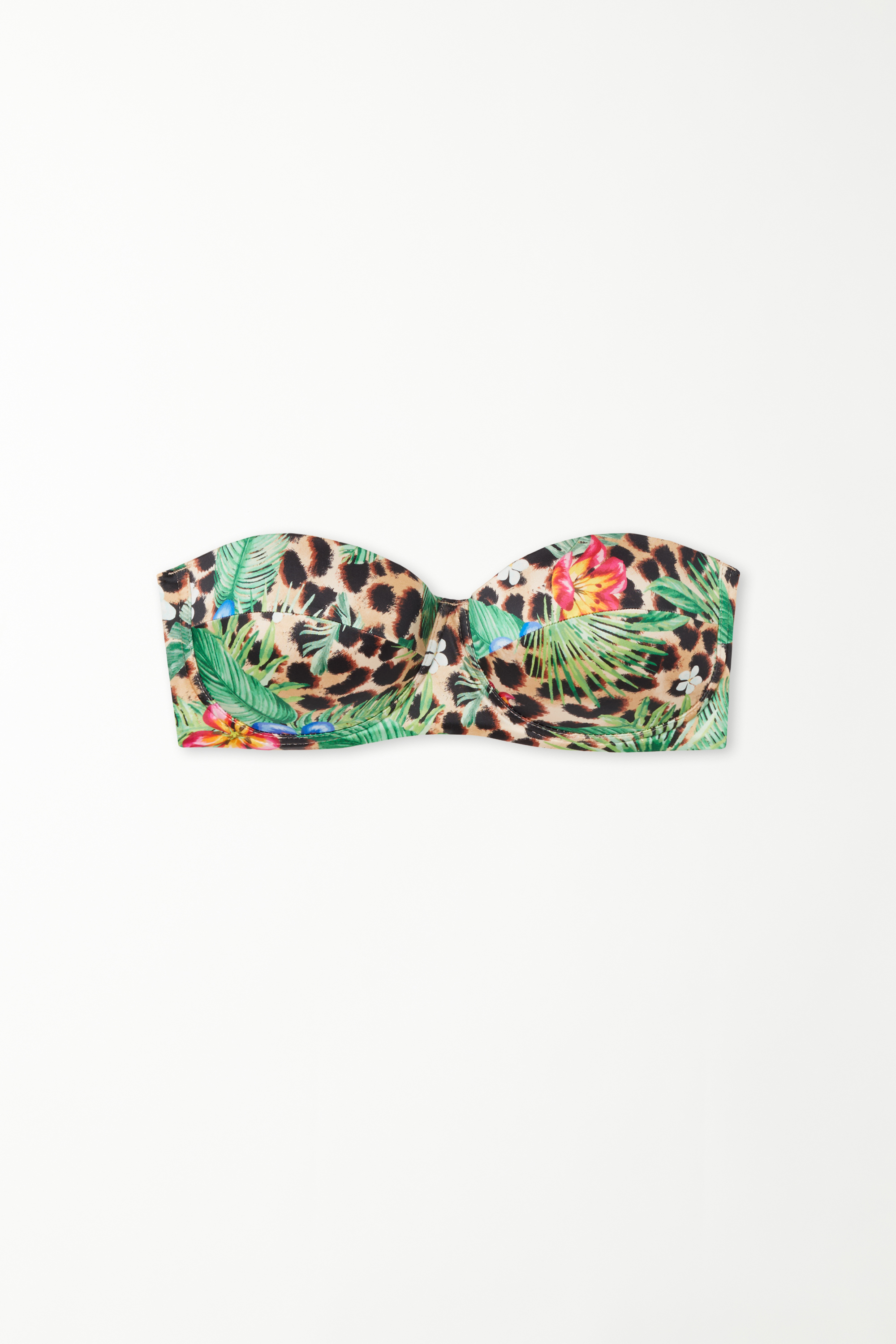 Haut de Maillot Bandeau Rembourré Wild Blossom