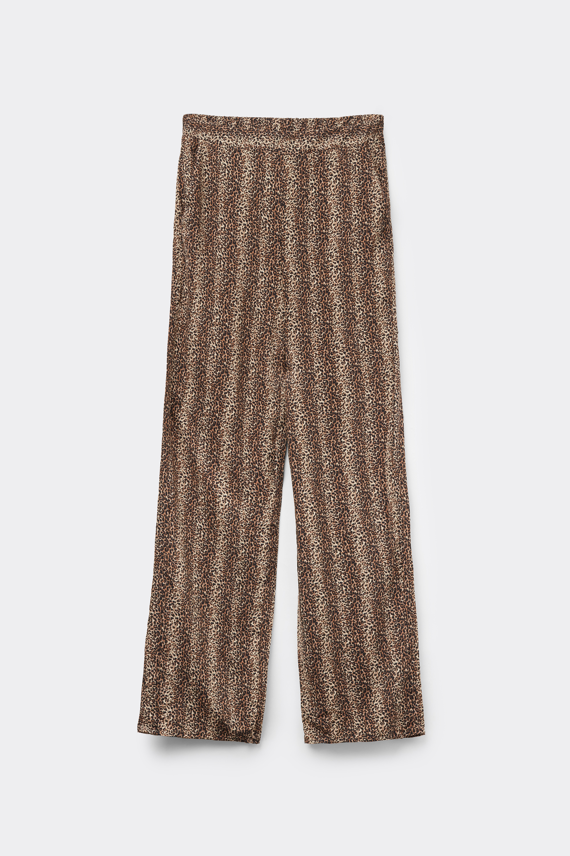 Pantalon Droit en Toile de Viscose