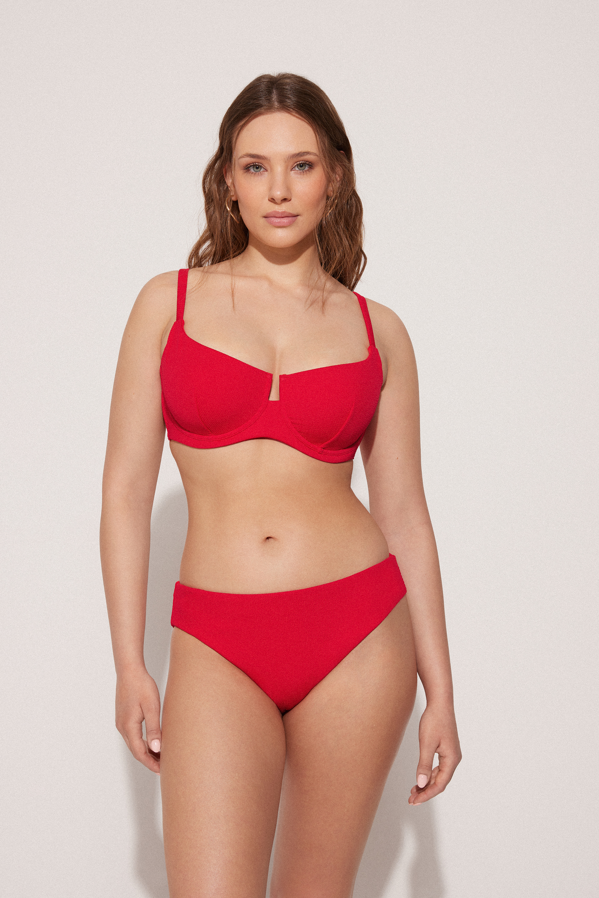Плавки Бикини Classic Rib из Переработанной Ткани