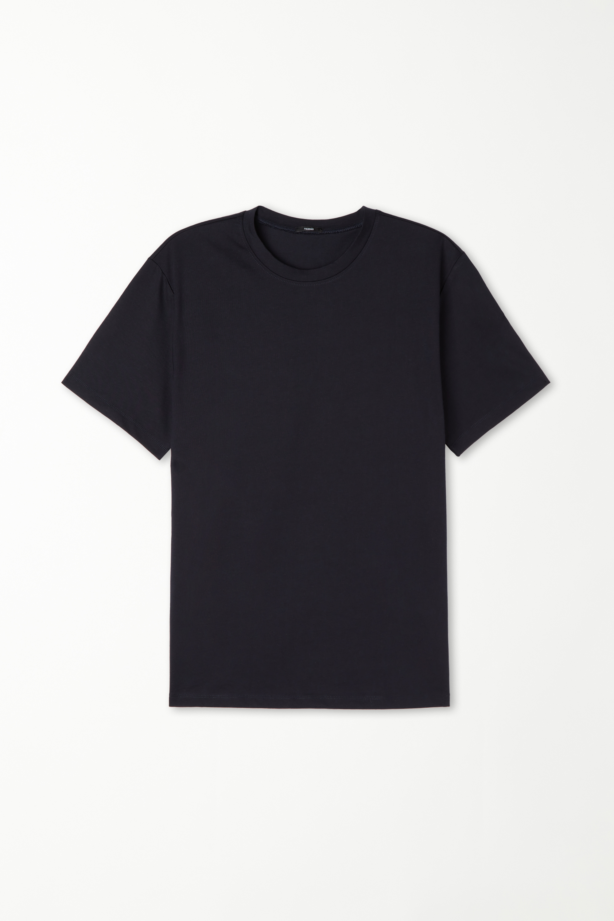 Crew-Neck 100$ Cotton T-Shirt