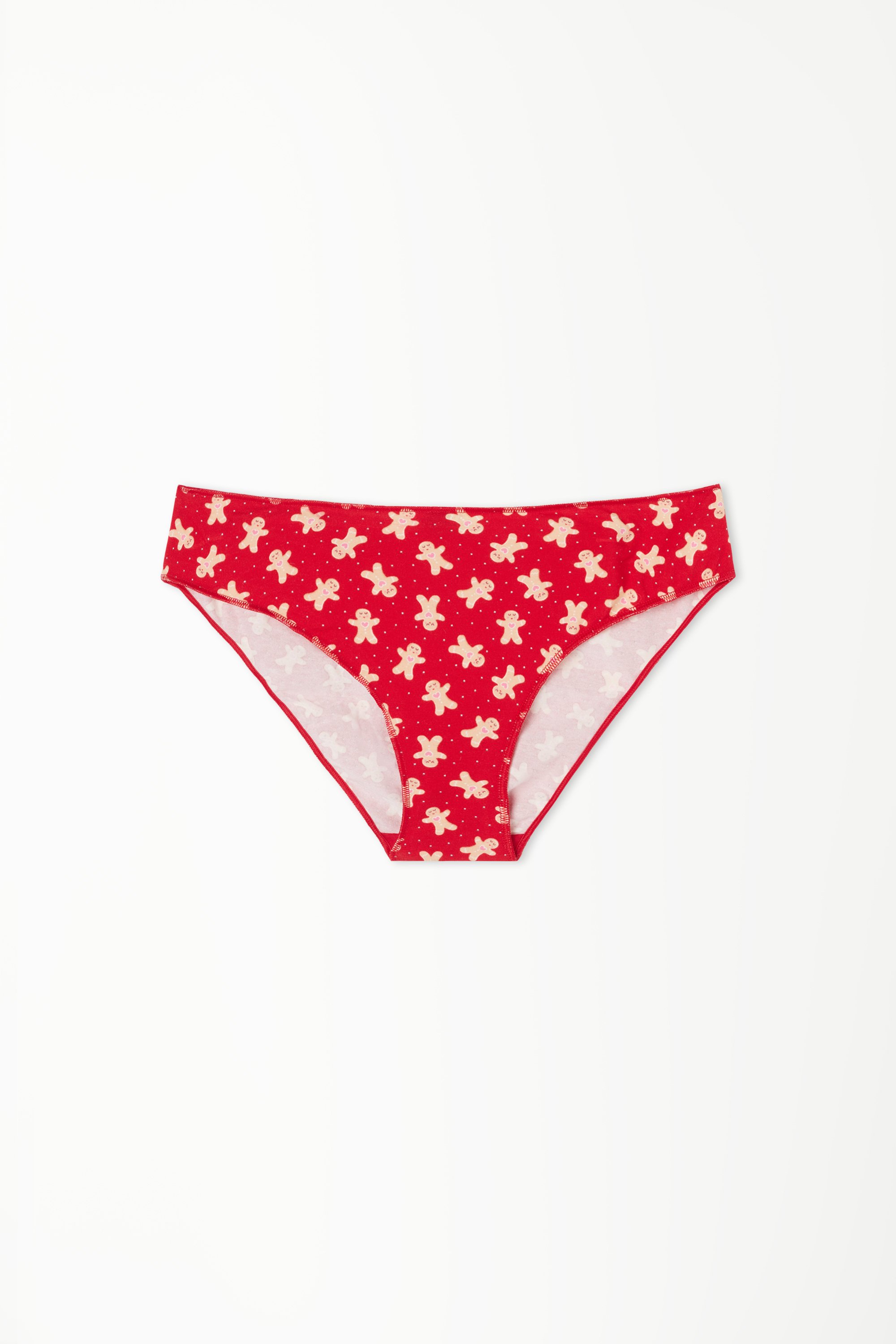 Cotton Briefs with Christmas Print