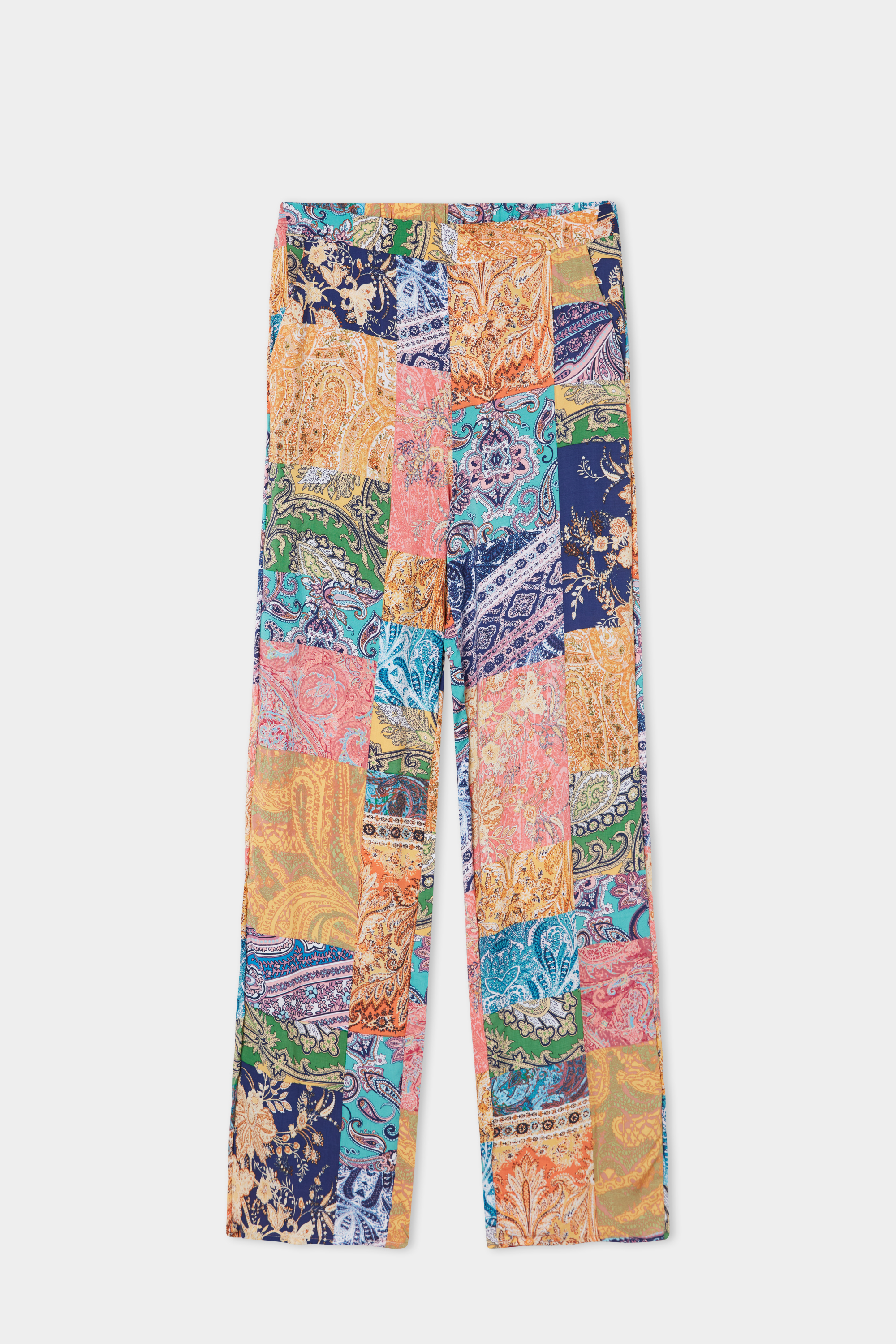 Pantalons Llargs Rectes Tela Viscosa | Tezenis