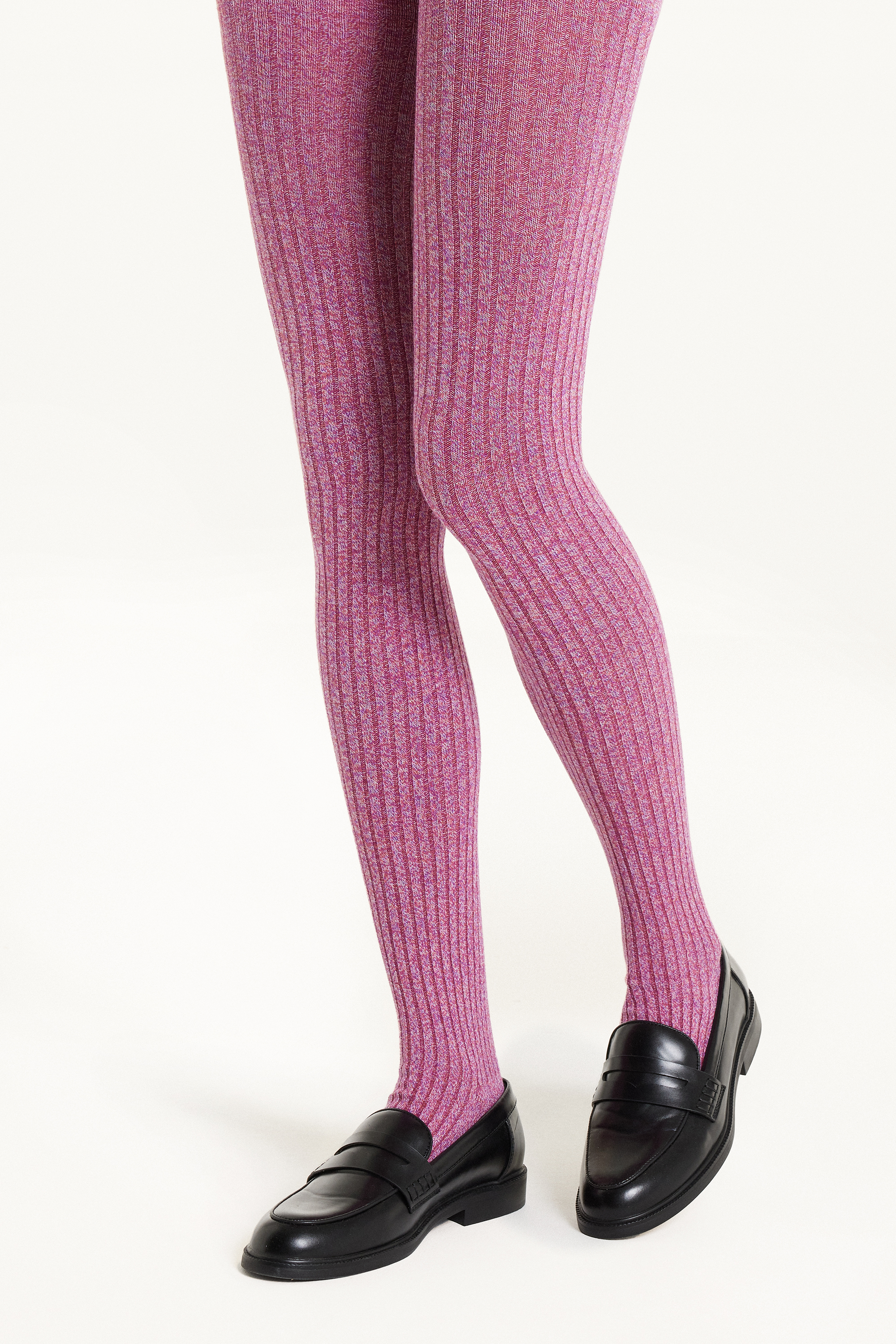 Ribbed Cotton Tights