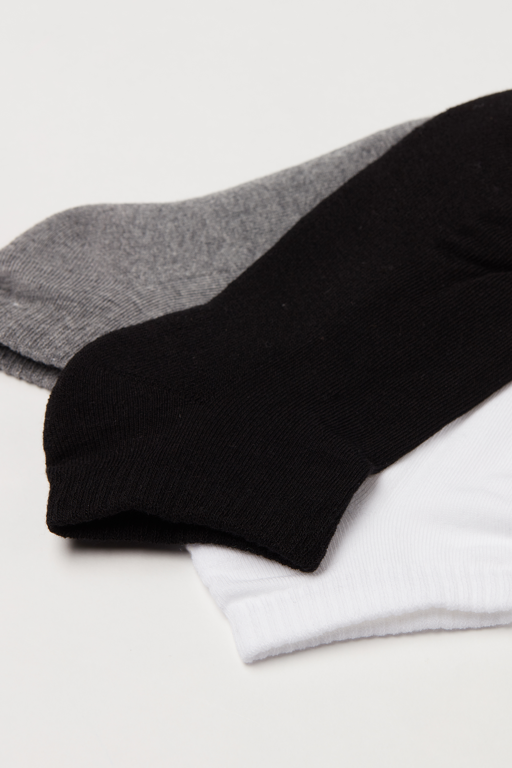 3 Pairs of Cotton Athletic Ankle Socks