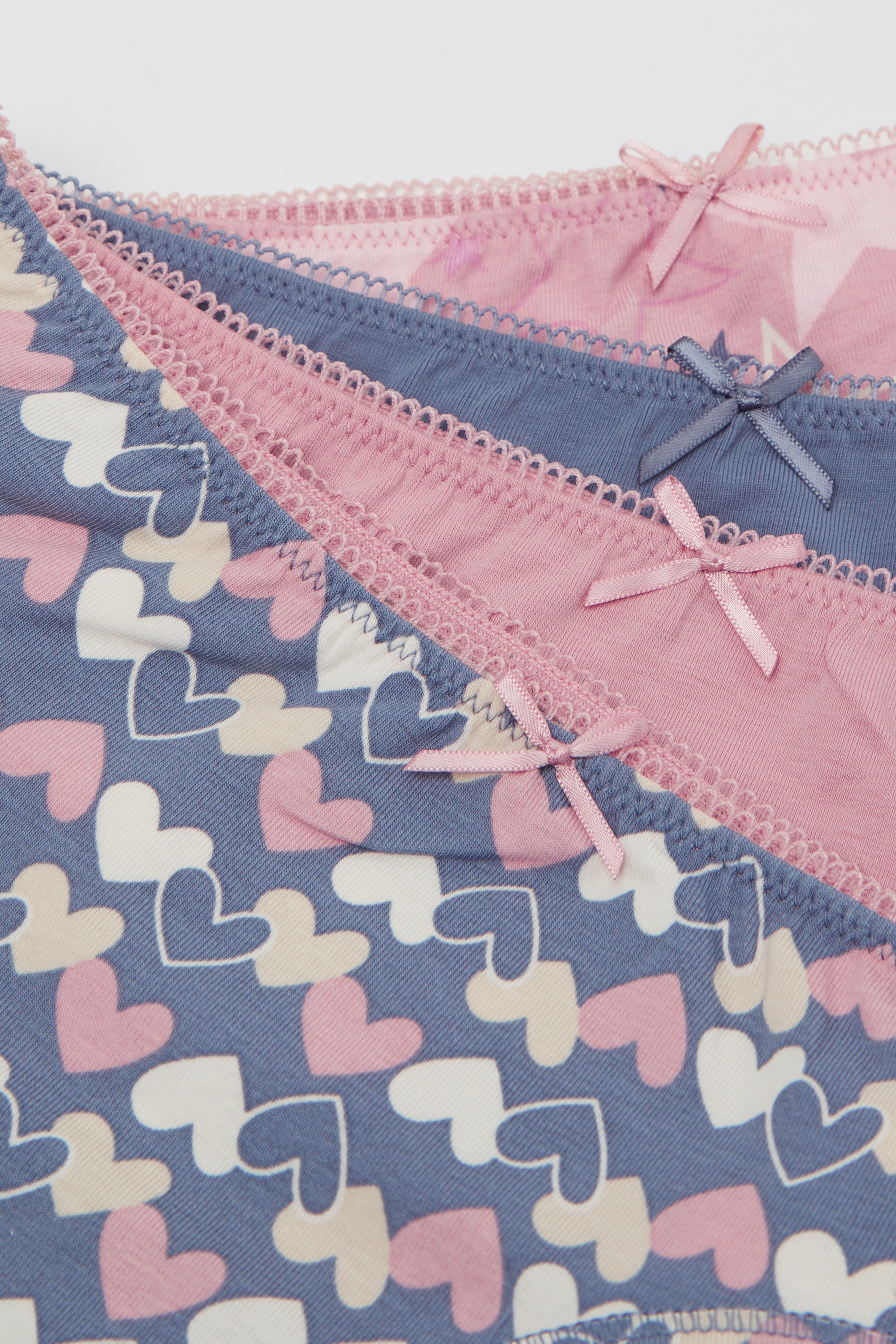 4 Cuecas Menina em Algodão Estampado