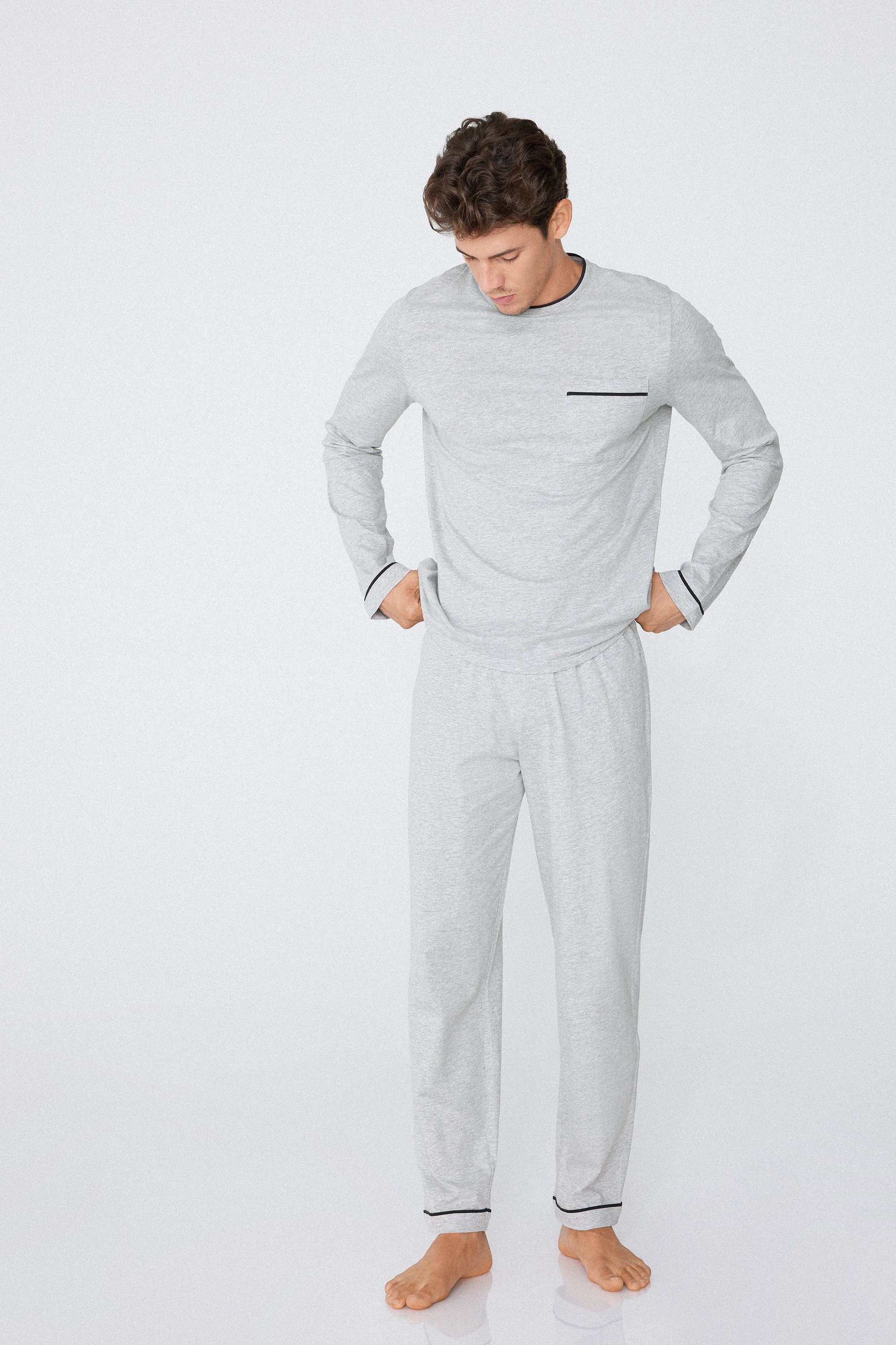 Pijama Llarg Home de Cotó Rivet