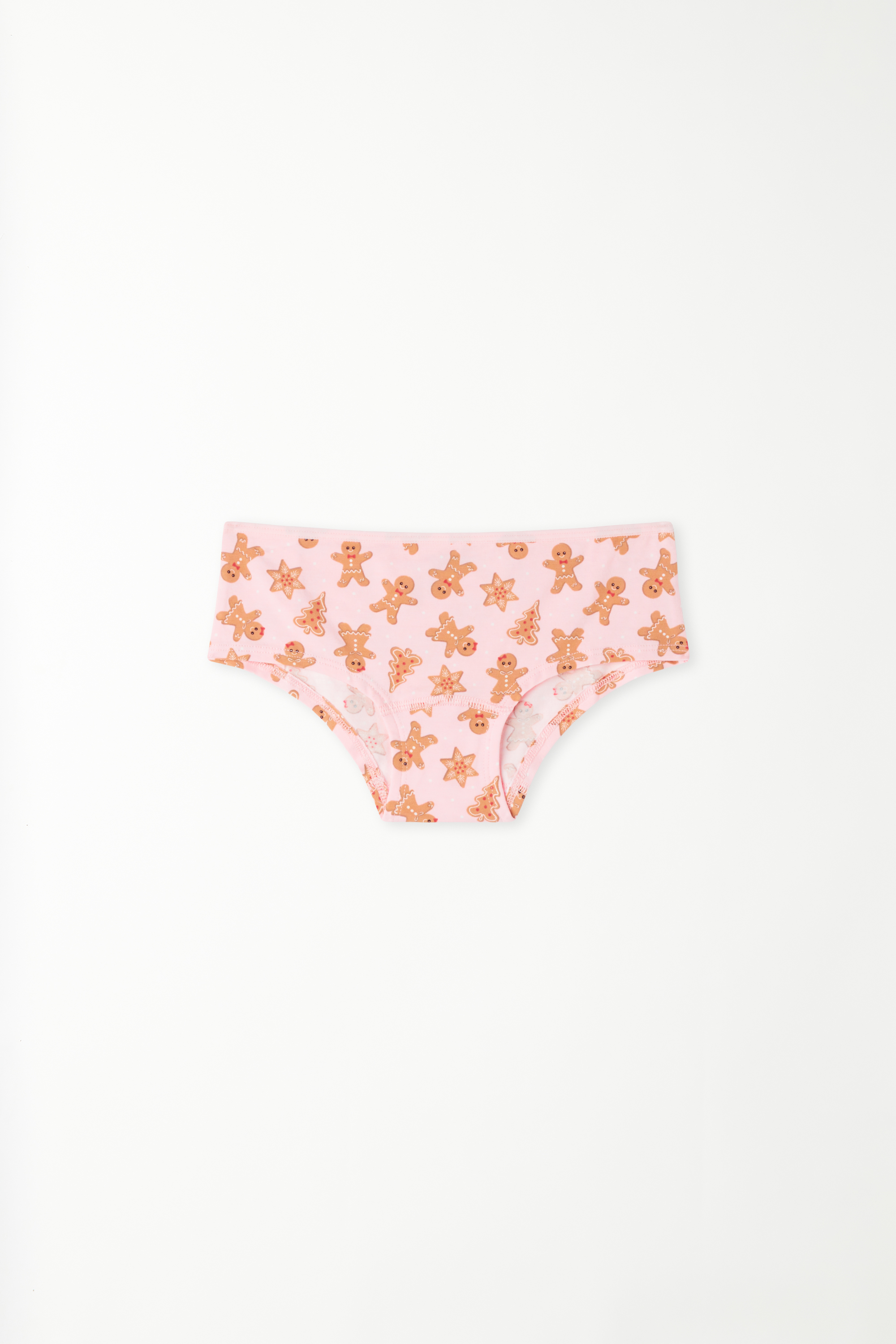Girls' Cotton French Knickers with Christmas Print
