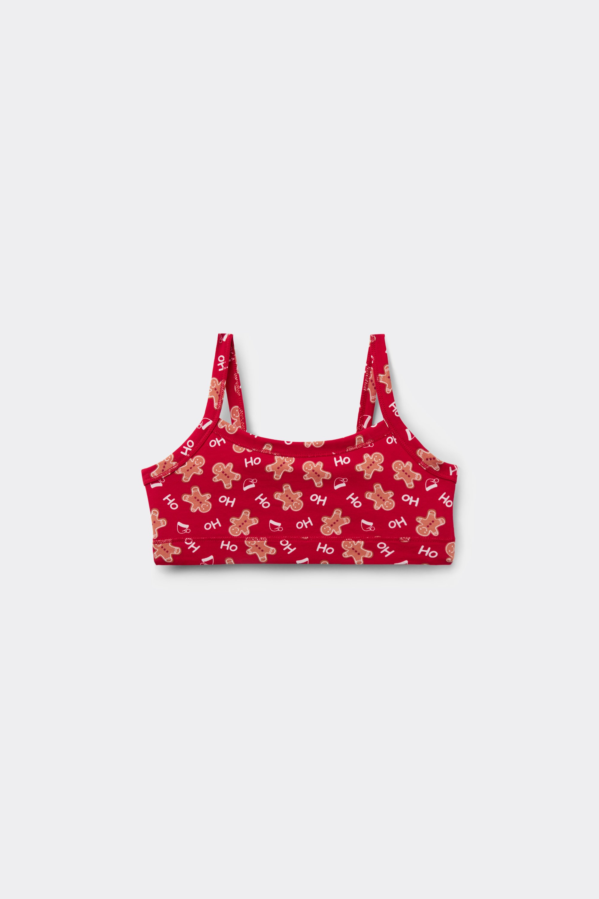 Brassière Fille Coton Imprimé Noël