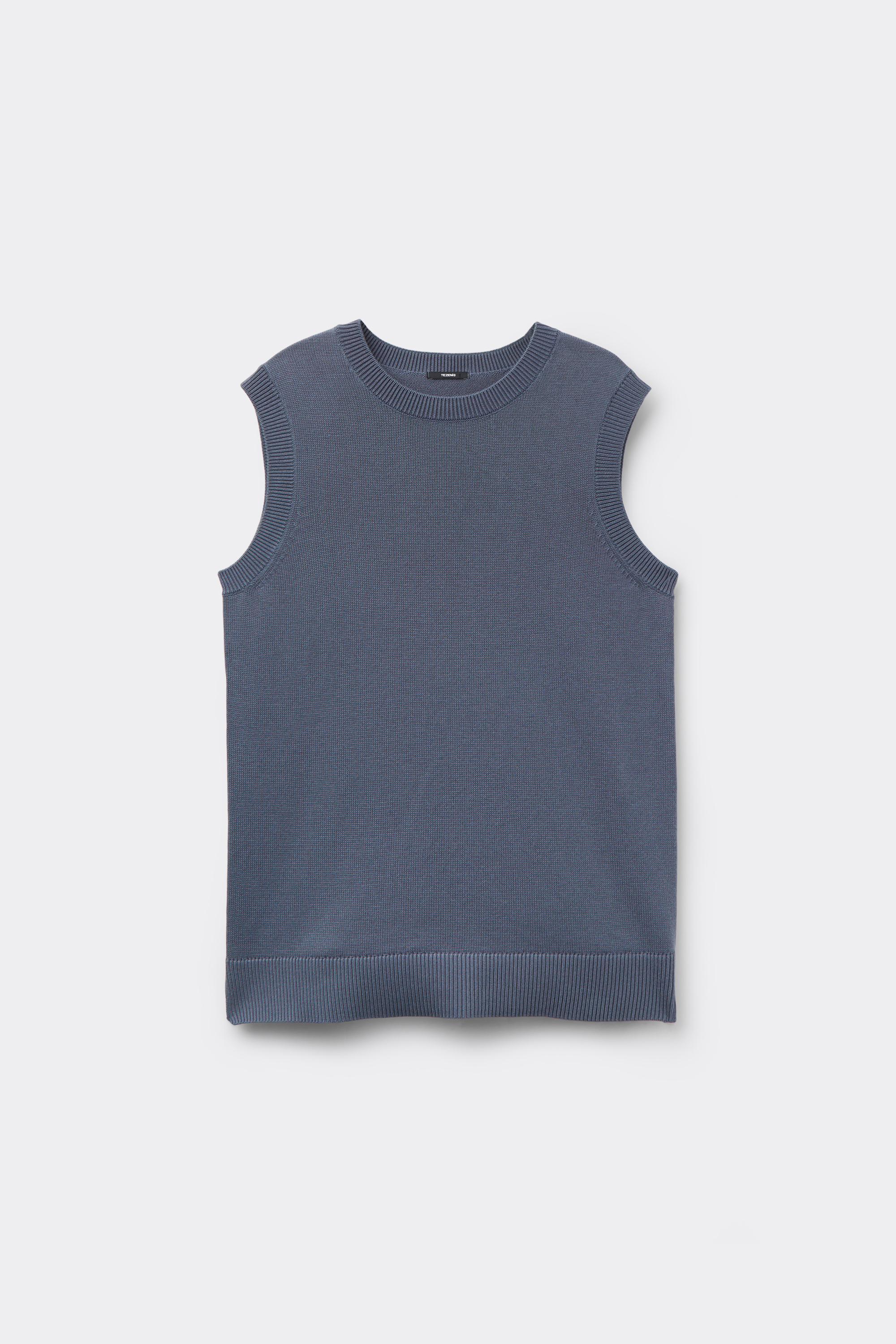 Gilet Cotone e Modal in Maglia Calata