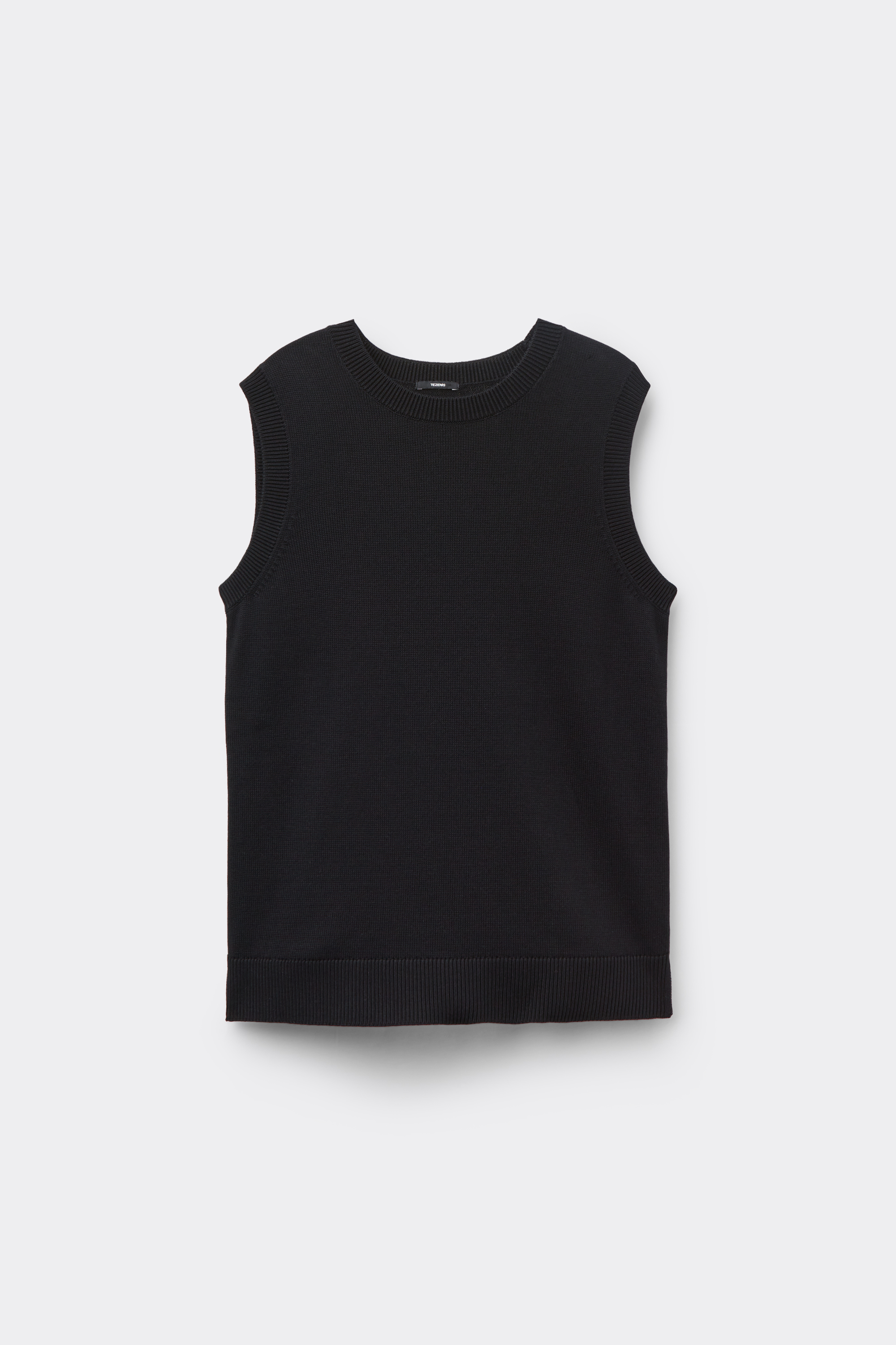 Gilet Cotone e Modal in Maglia Calata