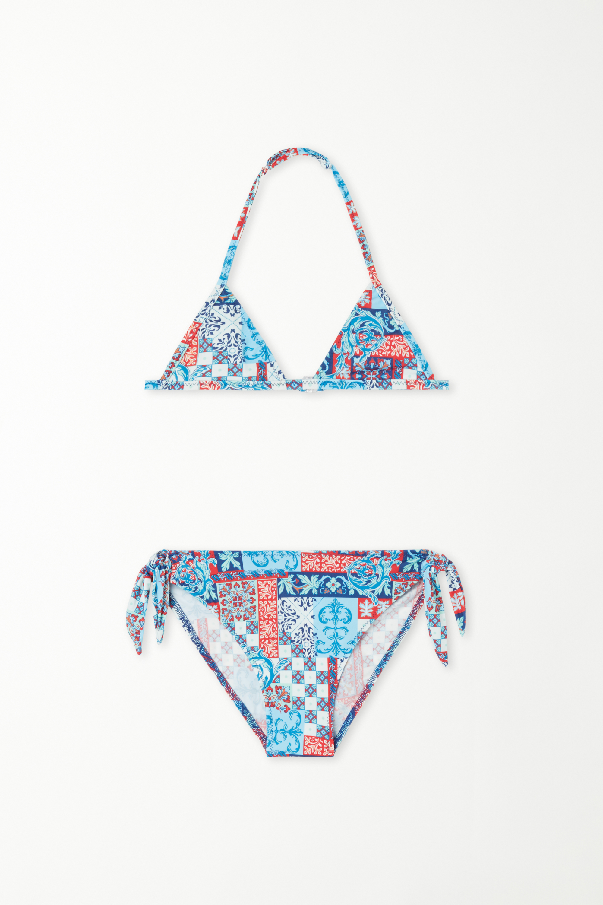 Bikini Triángulo con Lazos Portofino para Niña